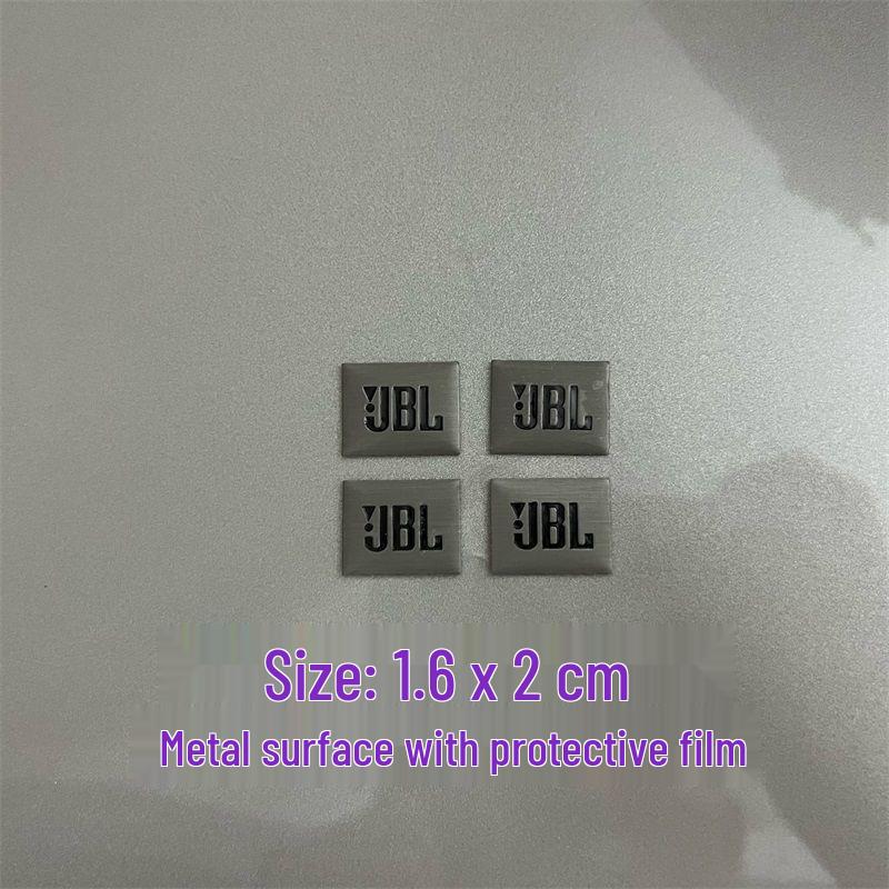 Dekorative Metallaufkleber für Auto-Audio-Lautsprecher von Bose, Harman Kardon, JBL.