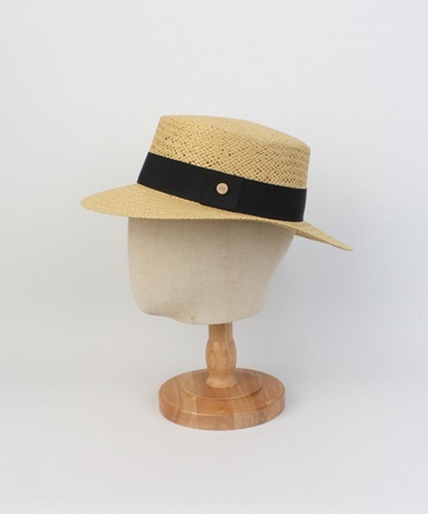 Yunibeosyeolkemiseuteuli Beige Small Logo Panama Hat Panama Hat