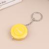 150/60Inch Keychain Tape Measure Portable Retractable Mini Abs Plastic Measure Ruler Centimeter Inch Roll Tape Measuring Tool