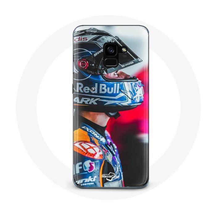 Coque - MANIACASE - Samsung Galaxy A5 2018 - Souple - Moto GP - Fond Sombre