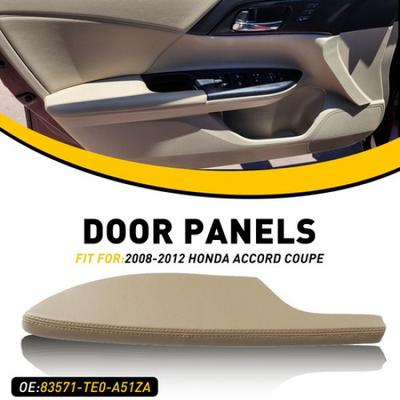 Für Honda Coupe Accord 2008-2012 Beige Links Leder Tür Armlehnenverkleidung Mit Abdeckung
