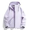 Unisex Windproof Winter Jacket: Warm, Fleece-Lined, 3-in-1 Outdoor Workwear Suit