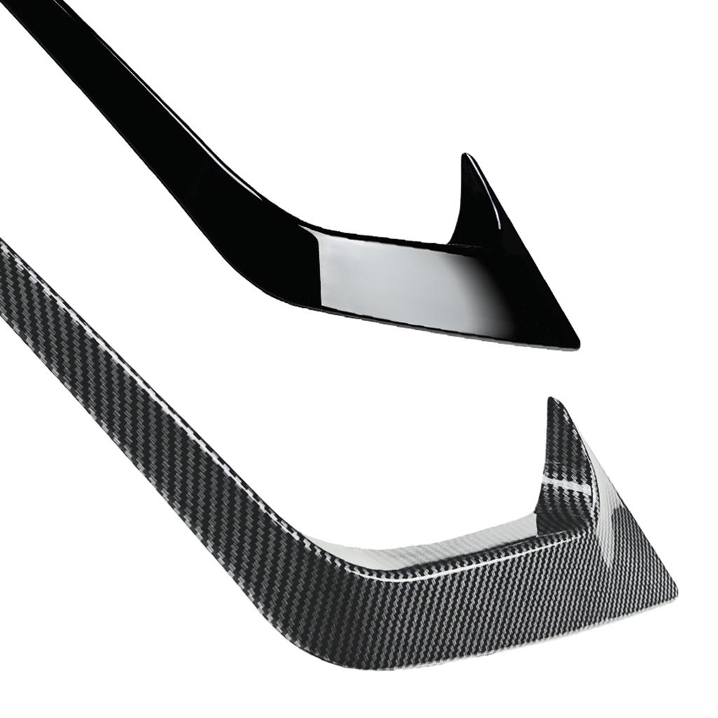 Front Bumper Side Air Vent Trim Cover For Ford Fiesta ST MK6 2012-2017 /B-Max B232 Carbon Fiber Look/Gloss Black Splitter Canard