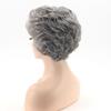Ladies' Silver White Gradient Short Curly Hair Fashionable Headband