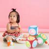 4pcs Dry Erase Blocks Foam Blank Dice Write On Dry Erase Cubes 4 Inch Wipe Off Dice Teaching Aid Tool Educational Learning Playing Game Props for