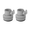 2PCS Pool Hose Adapter 1.25in to 1.5in Type B Pool Adapter Replacement Hose Adapter for 25009 Pumps Swimming Pool
