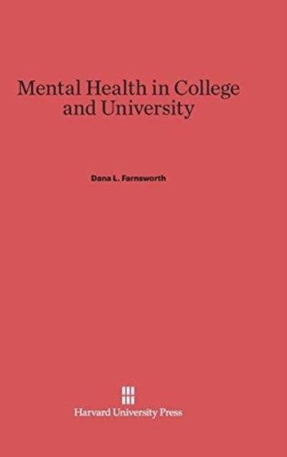 The Mental Health In College and University Book