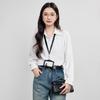 Women's French High-End White Shirt - 2026 Spring/Autumn Professional Formal Wear