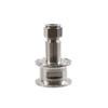 Compact Tri Clamp 1.5"  x 1/2" Compression Adapter Fit 1/2"OD SS Tube Stainless Steel 304 Homebrew Tube Fitting Brewer Hardware