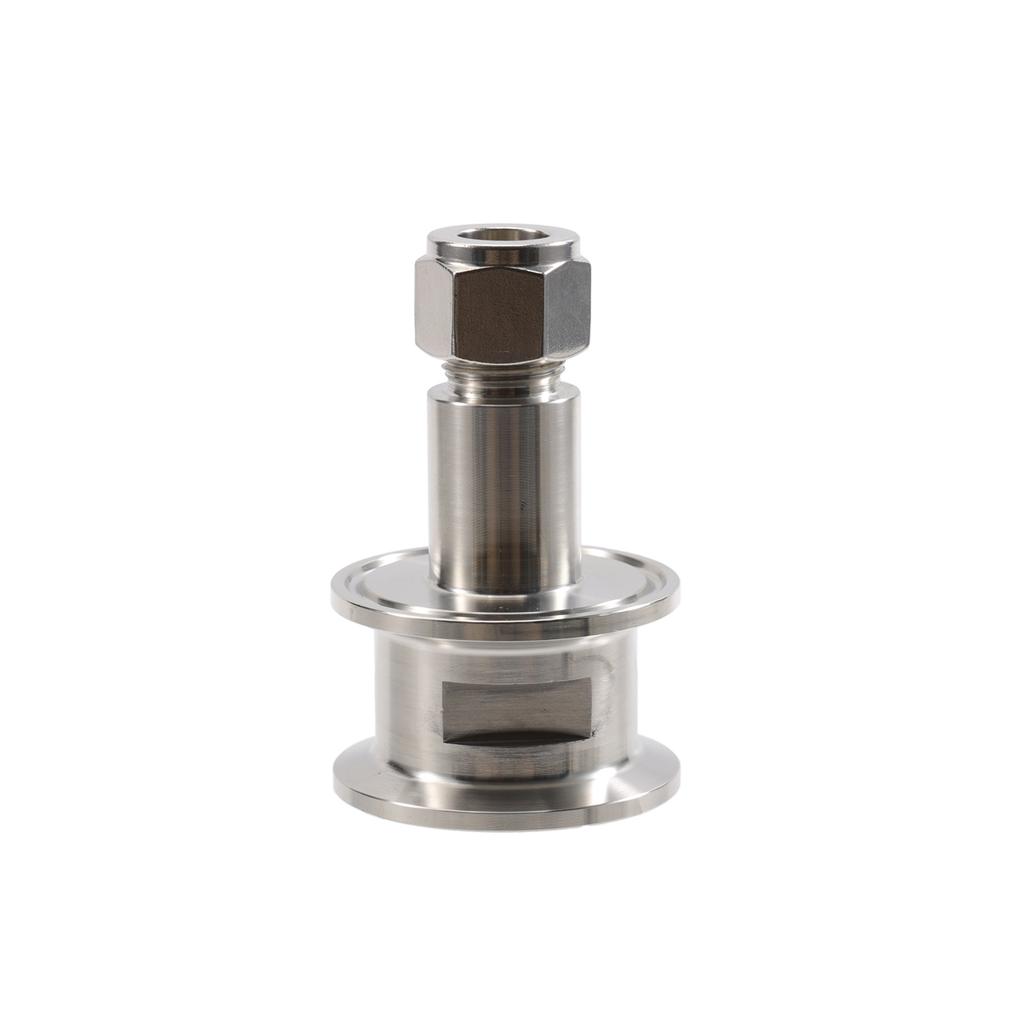 Compact Tri Clamp 1.5" x 1/2" Compression Adapter Fit 1/2"OD SS Tube Stainless Steel 304 Homebrew Tube Fitting Brewer Hardware