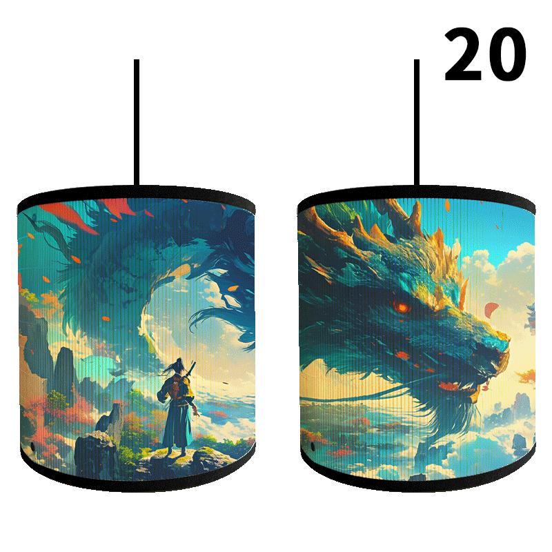 Japanese Style Lamp Shade Bamboo Art Light Cover Bar Cafe Homestay Restaurant Decor Chandelier 30cm Home Bedside Wall Lamp Cover