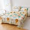 Cotton summer quilt air conditioner Xia Liang quilt pure cotton bed sheet4-piece set dormitory single summer thin quilt washable