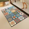 Diotomite Bathroom Bath Mat Super Absorbent Foot Mats Non-Slip Quick Dry Shower Carpet Toilet Rug Doormat Washable