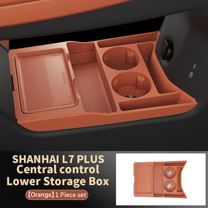 

Suitable for Jietu Shanhai L7plus Central Control Lower Storage Box Storage Box Glasses Box Car Supplies Restoration Accessories
