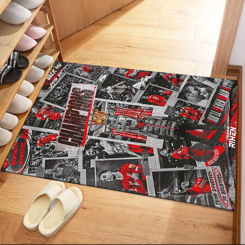 Liverpool Football Club Area Rug Suitable For Living Rooms Hallway Dining Room Balcony Antislip Carpet Anime Office Decor Gift For Festivals