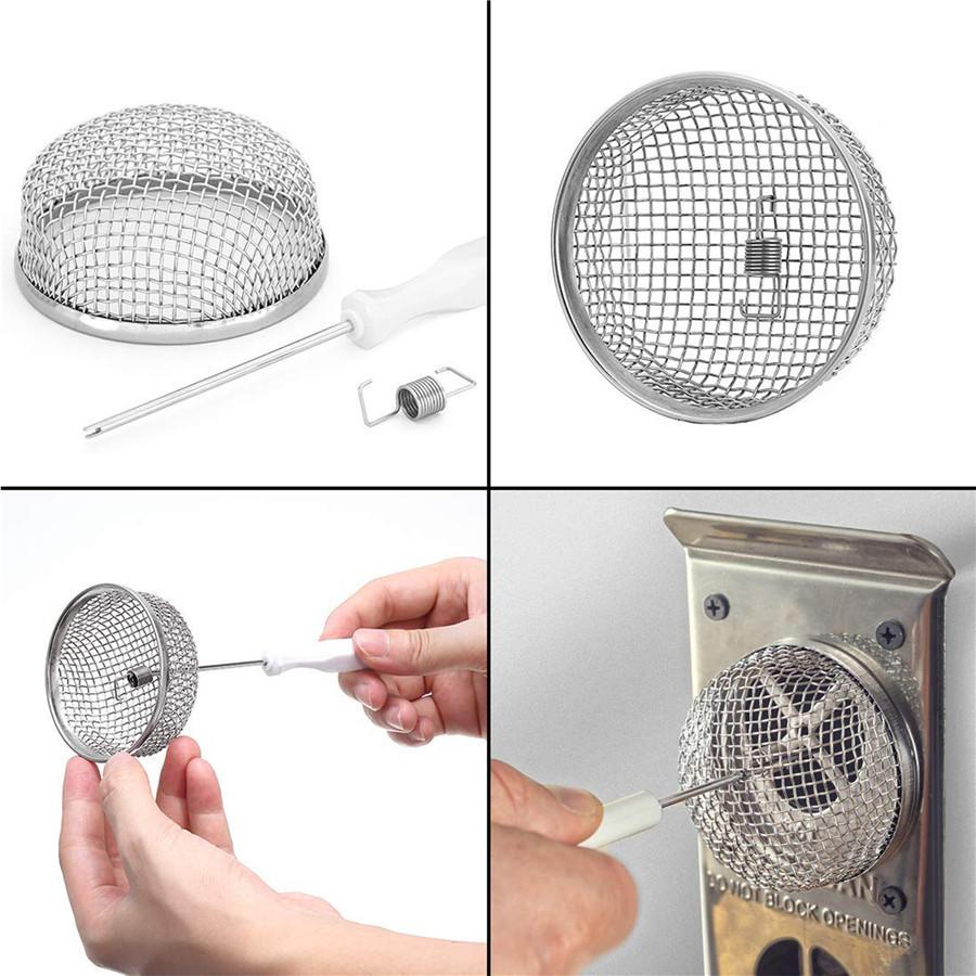 4Pcs 2.8" Bugs Flying Insect Furnace Screen RV Vent Camper Steel Mesh Cover Net