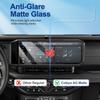 Anti-Glare Matte Screen Protector for 2024 2025 Jeep Wrangler (Sport/Willys/Sahara/Rubicon/High Altitude/Rubicon 392) 12.3In Touchscreen, 9H Tempered