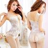 Lollipops Women's Sexy Open Crotch Mesh Fishnet Body Stocking Fashion Lace Nightwear