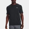 Under Armour Crew Neck Breathable Fitted Short Sleeve T-Shirt Men Black 1370951-001