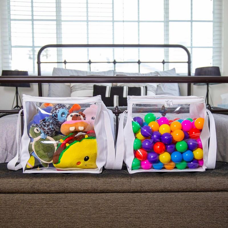 

Clear Storage Bags With Zipper Clear Storage Bags 2 Pieces Toy Storage Organizer With Zipper Waterproof Kids Toy Storage CHINA