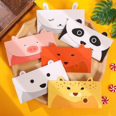 Δημιουργικοί Φάκελοι με Ζωάκια Καρτούν: Μικρές Κάρτες Χαιρετισμού για Γενέθλια & Γιορτές