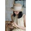 Casual Flat Top  Formal Hat Sweet Beach Hat Fashion Art Straw Hat  Women