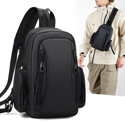 Borsa a tracolla da uomo Borsa da petto sportiva Zaino multifunzione
