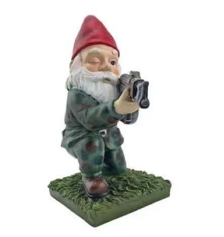 Dwarf Midget Ornament Gunner Ornament Design Home Gunner Toy Doll Shooting Dwarf