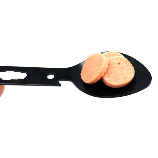 10-in-1 Multifunctional Outdoor Fork Spoon with Bottle Opener Portable Lightweight Utility Tactical Spoon Wrench Camping Utensil Survival Tool