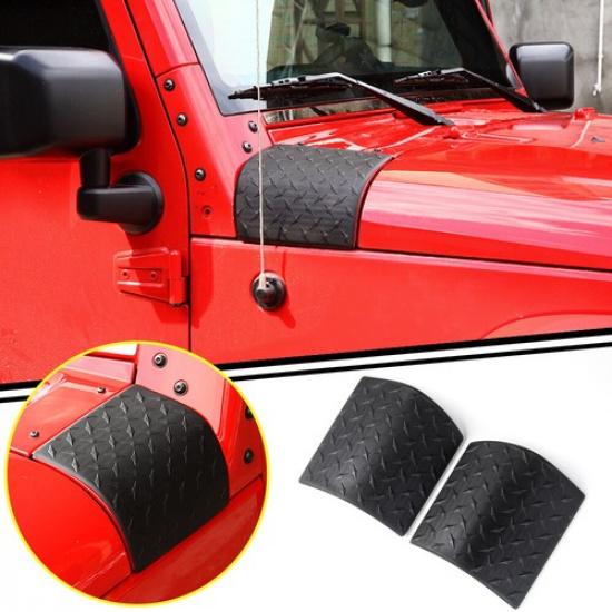 Внешняя броня капота кузова боковая накладка отделка Для Jk Jeep Wrangler 07-17