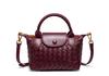 Woven handbag women's fashion small square bag high-end shoulder messenger bag trendy versatile dumpling bag