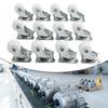 Swivel Casters Bearing Wheels Mount Ball White/silver