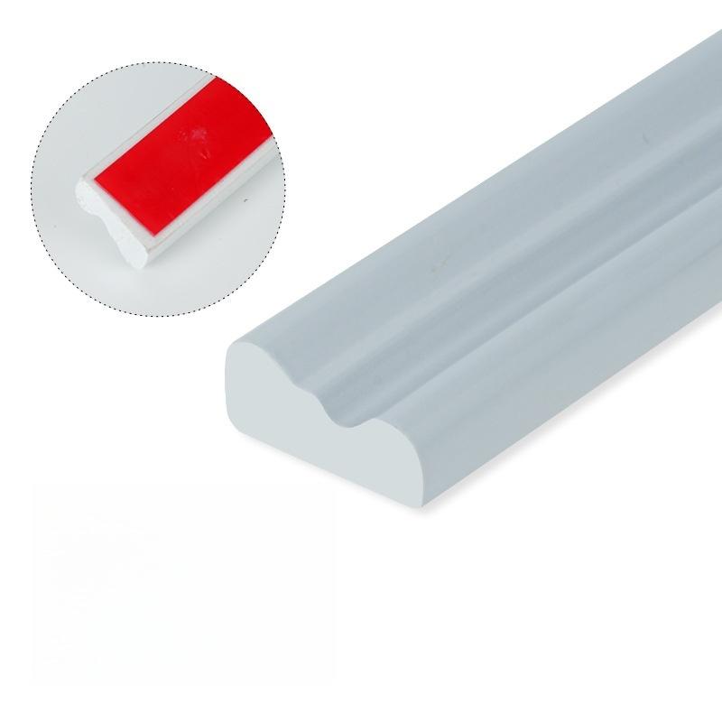 

1PC 1m/39.37inch Decorative Line, Self-adhesive Skirting Decorative Strips, Tile Wall Stickers, Anti-collision Moulding Line серый