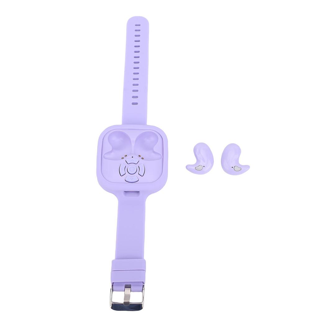 Wireless Earbud with Page Turner Camera Shutter Remote Control Watch Strap 5.4 Earphone Scrolling Remote for Electronic Book Short Video APP