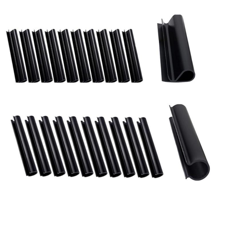 20 Pack Winter Pool Cover Clamps Interconnected Male Female Clamps Secure Suitable Steel Wall Over Ground Pools