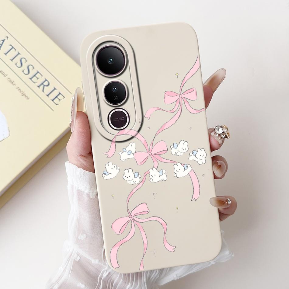 For Vivo V50 Lite Elegant Butterfly Floral Printed Phone Case For Vivo V50 V 50 V50lite Soft Silicone Shockproof Cases Bumpers