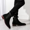 Men's Large Suede Chelsea Boots: Slip-On Business Style, Retro Design, Versatile European & American Fashion
