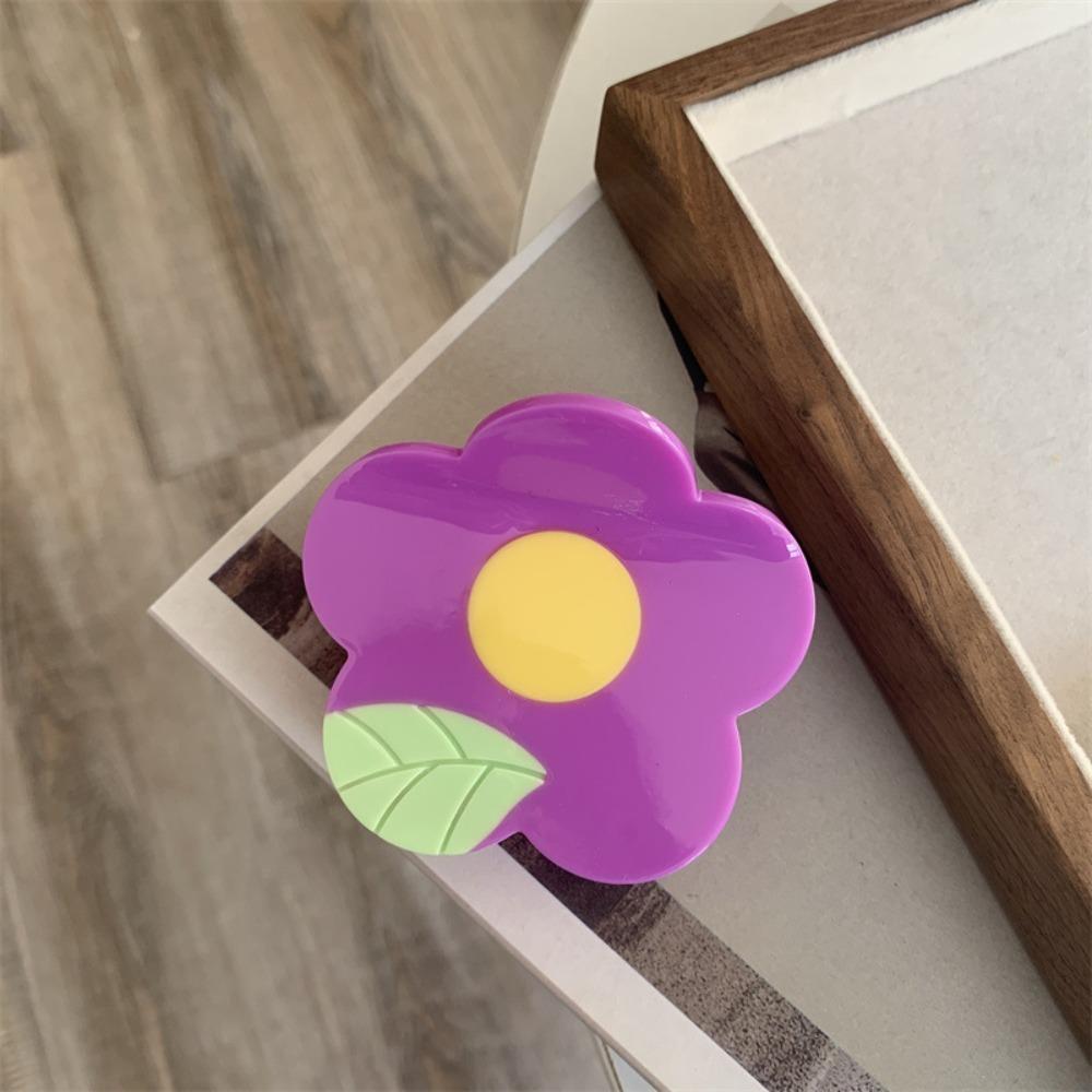 

Красочная мультяшная заколка для волос в виде сумки, нерегулярная заколка-акула из ацетата, акриловая заколка для волос в виде цветка, для работы Style 2