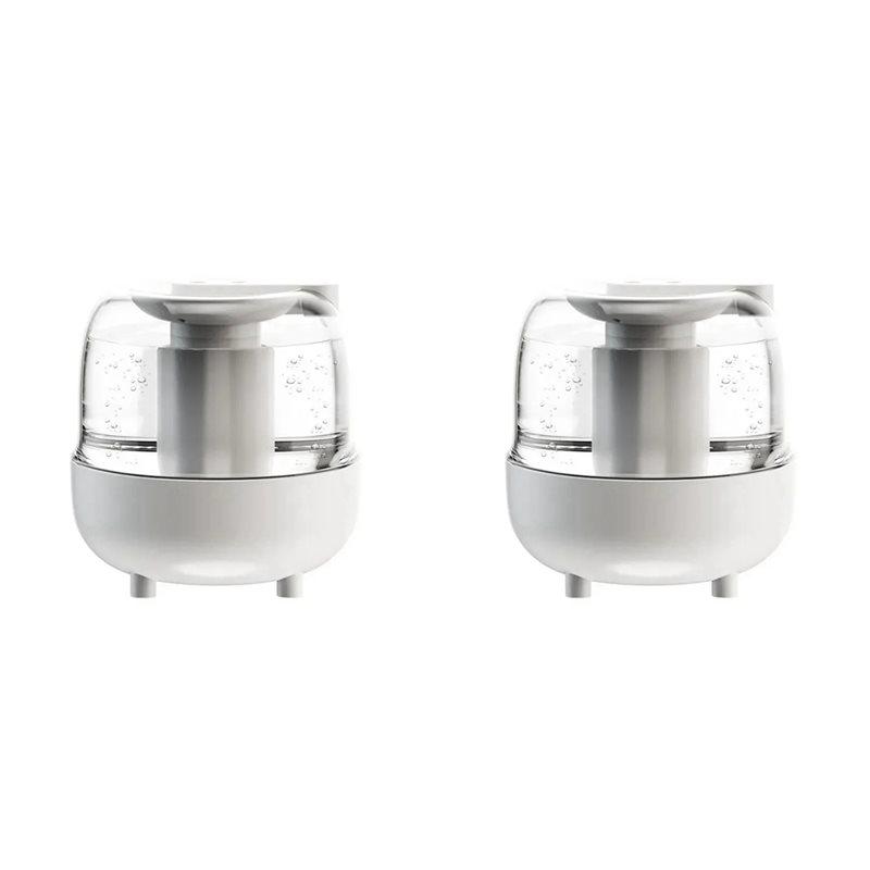 

2X 4L Humidifier USB Aromatherapy Humidifier Home Air Humidifiers Air Purifier With LED Lamp Desktop Mist Maker, White білий