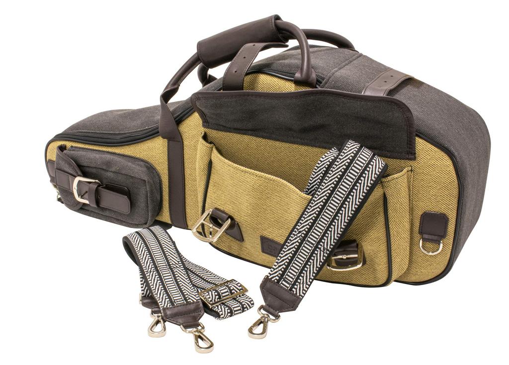 BAM Nashville Tenor Saxophone Gig Bag, Gray & Beige, NASH3002SCA