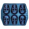 Way To Celebrate Skull Cast Aluminum 6-Cavity Baking Pan Iridescent