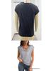 Women's Sequin V-Neck Party Vest Shirt