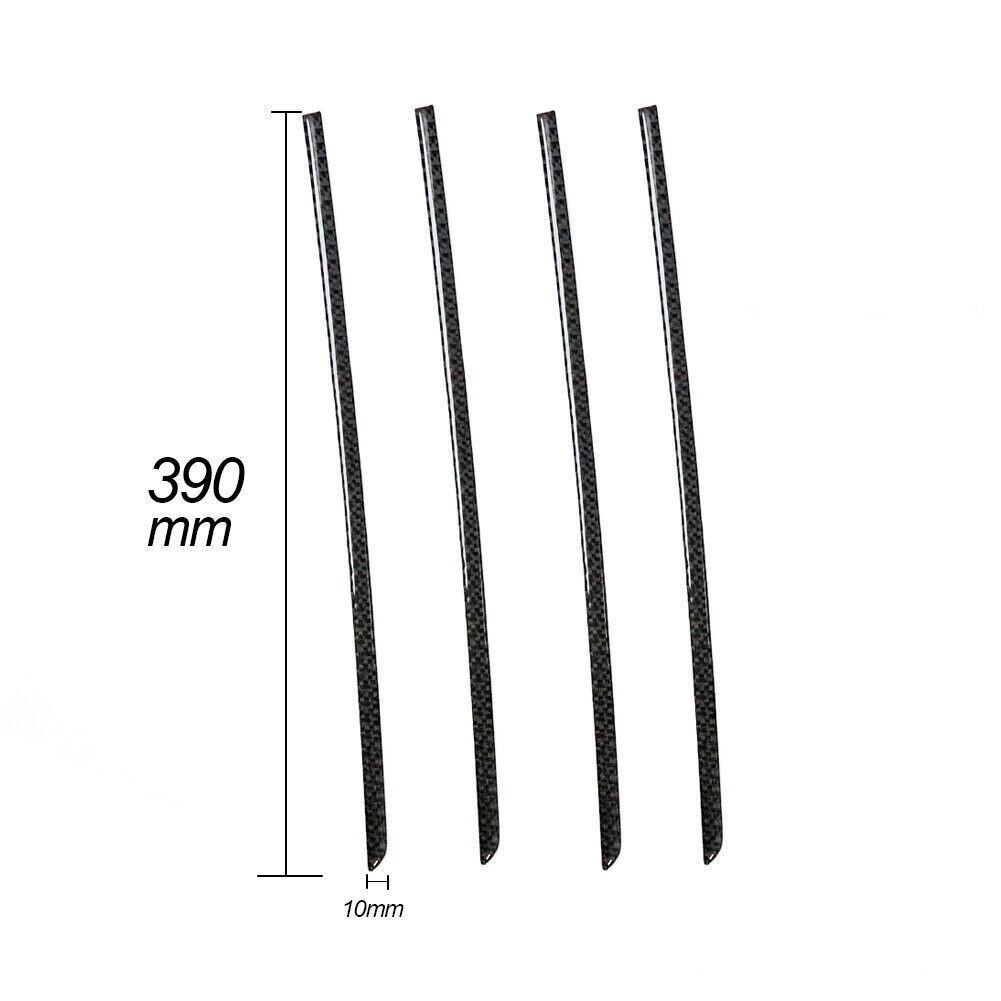 4Pcs Carbon Fiber Door Strip Cover Trim For Dodge Journey 2009-2010 SXT SE