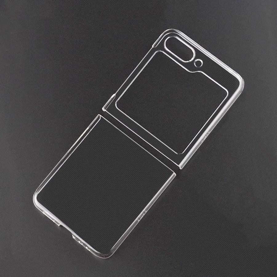 Transparent Ultra Thin Cover Slim Sturdy Scratchproof Hard PC Phone Case for Samsung Galaxy Z Flip 3 4 5 6 7 Clear Back Cover