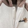 Coral Fleece Baby Jumpsuit Cartoon Hooded Newborn Romper Autumn Winter Warm Toddler Onesie Thicken Cotton Infant Outfit 0-24M