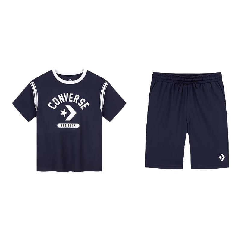 Converse Kids' Star Pattern 2-Piece Short Set