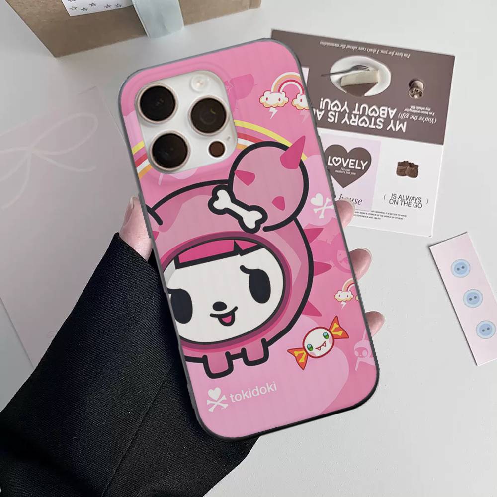 H-Hazbin Hotel Angel Soft Corrugated Phone Case For IPhone 11 12 13 14 15 16 17 Pro Max Plus Ripple Silicone Cover