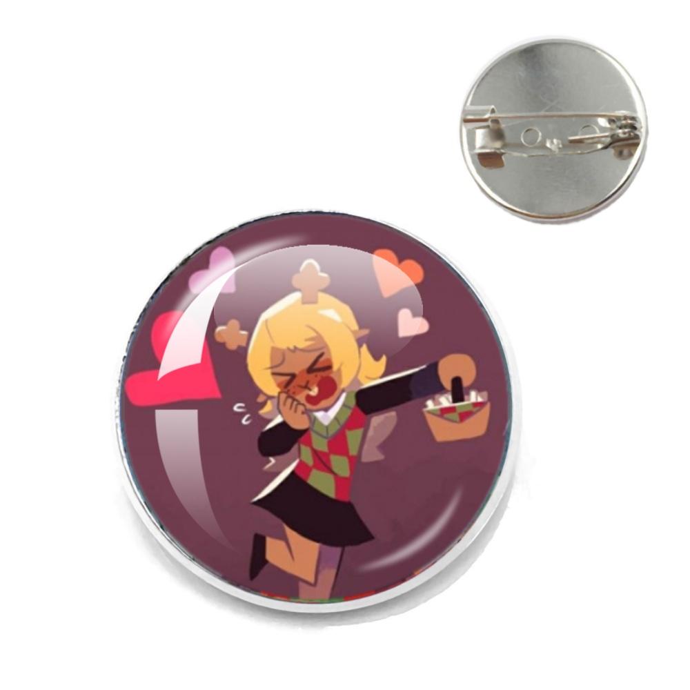 

Deltarune Noelle Game Character Metal Pins Creative Funny Meme Lapel Pin Decor Cartoon Lover Metal Brooch Collar Gift Jewelry 20MM