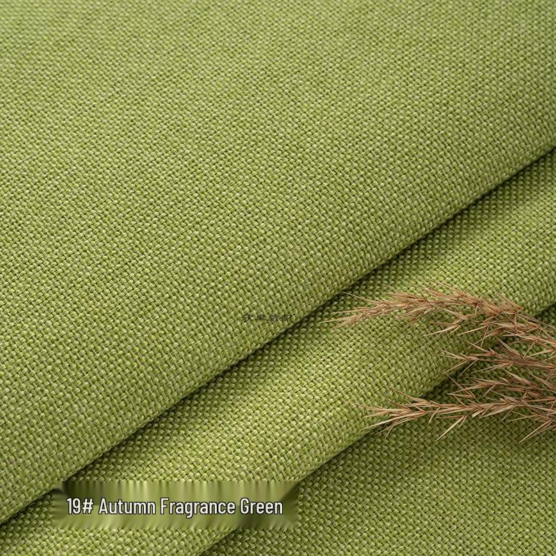 Coarse Plain Linen Fabric: Soft Upholstery, Car Seat, Chair Cushion, Tablecloth, Imitation Linen Cover