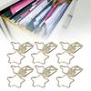 100Pcs Star   Clips Hollow Out Cartoon   Strong Clamping Sturdy Small Paper Clips for Documents Clothes Papers